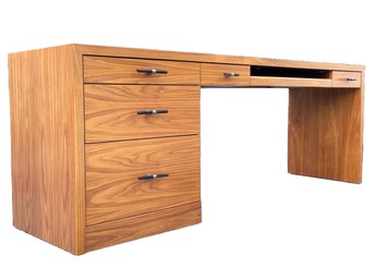 A Bespoke Modern Desk In Bastogne Walnut