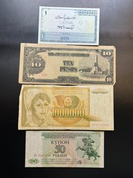 Miscellaneous Foreign Paper Money