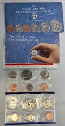 1991 United States Mint Uncirculated Coin Set