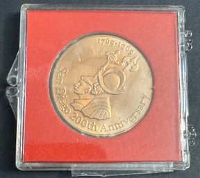 U.S. Mint 200th Anniversary Congressional Commemorative Medal San Diego