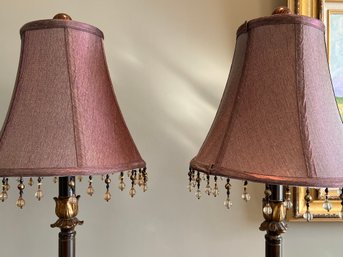 Pair Of Candlestick Lamps