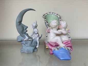 Vintage Cherub Figurines (2)