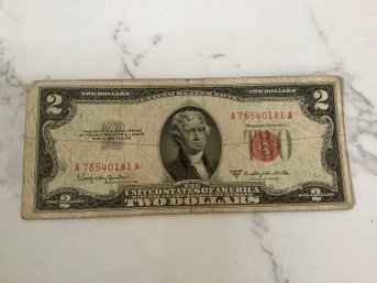 1953 2 DOLLAR BILL #50