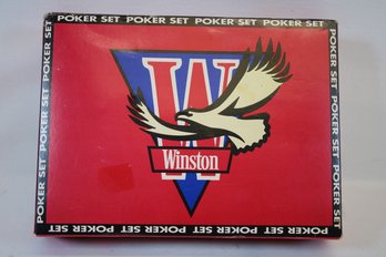 Vintage Winston Poker Chip Set