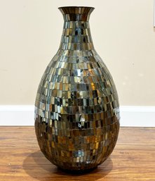 A Large Glass Mosaic Vase