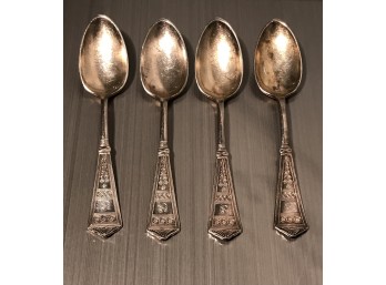 Vintage Silver Rogers Bros Small Spoons