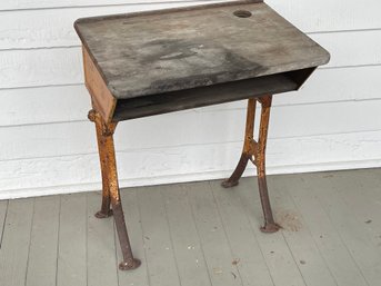 Antique School Desk