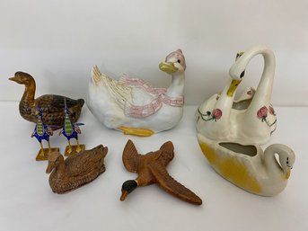 Lot Of Vintage Bird Figurines (8)