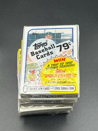 1989 Topps Baseball 5 Cello Packs