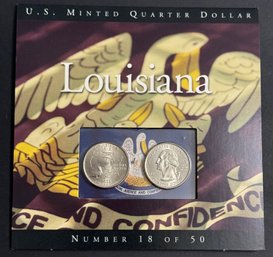 U.S. Minted Quarter Dollar Louisiana