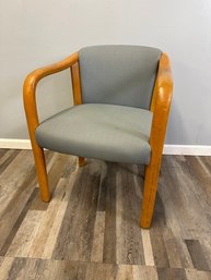 Office Star Products Wooden Reception Chair With Arms