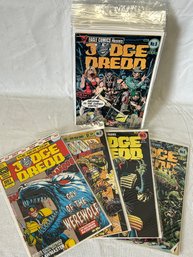 Large Run Of Vintage JUDGE DREDD Comics- 26 Issues In All Including #1