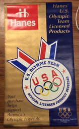 1996 Team USA Olympic Team Vinyl Promotional Banner 24'x43' - K