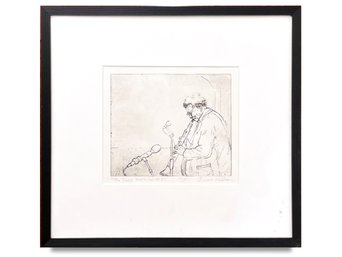 An Artist Proof Lithograph, 'The Jazz Musician #2' By Bruce Waldman