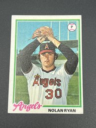 1978 Topps Nolan Ryan Hall Of Famer