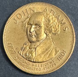 John Adams Presidential Token