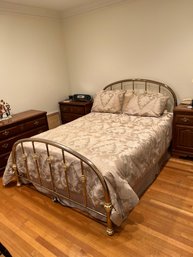 Queen Size Bed Set With Brass Bed Frame