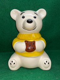 Vintage Pooh Bear Cookie Jar. 11 1/2' Tall.