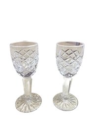 Set Of Two Waterford Cordial Glasses