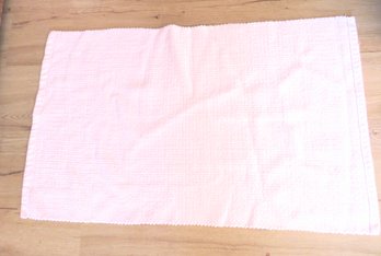 Pink Cotton Bath Rug