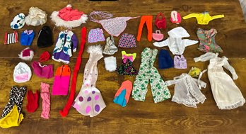 Vintage Barbie Doll Clothing Lot & Accessories