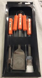 New York Mets 4 Piece Barbeque Set New In Box - K