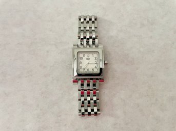 Swiss Army Victorinox Square Face Stainless Steel Bracelet Watch, Model 24124