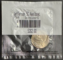 2004-P Uncirculated Jefferson Keelboat Nickel In Littleton Package