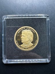 Andrew Johnson Presidential Dollar Proof