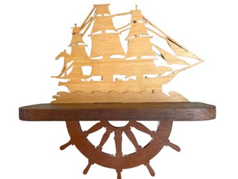 Handmade David Geaney Ship Shelf
