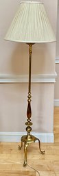 Vintage Brass Floor Lamp