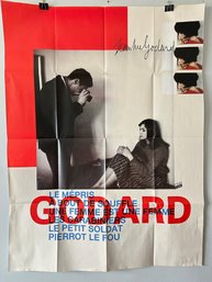 Giant Jean-Luc Godard French Movie Poster By Cine Classics