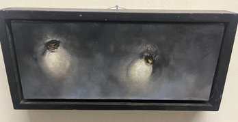 Framed Oil On Canvas, Joe Concra ' Night Lights'