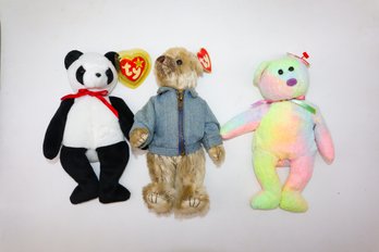 1998 Fortune, 1999 Groovy, 2000 Rhine TY Beanie Babies