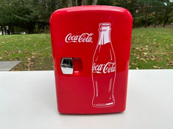 Coca Cola Themed Electric Small Portable Beverage Cooler