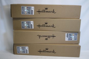 Four New Boxes Of Hallmark Two Sided Gift Wrap 3 Rolls Per Box - Lot 1