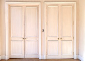 A Collection Of 12 Incredible Faux Painted Solid Wood Doors - Over 8' Tall