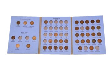 Indian Head Cent Collection Including Flying Eagle Cents 1857 & 1858