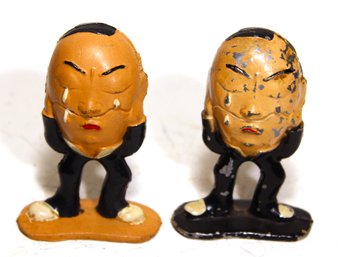 Two Lead Dome Store Figures Tommy Toy Humpty Dumpty