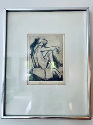 Signed Marcie Greenberg Framed Etching  (LOC:  W1)