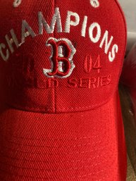 Four Red Sox Hats