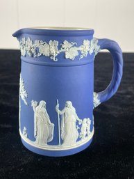 Wedgwood Blue Jasperware Creamer Pitcher