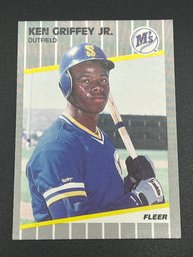 1989 Fleer Ken Griffey Jr Rookie Card And Hall Of Famer