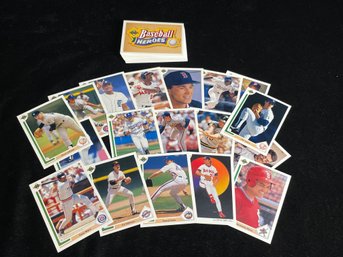 Upper Deck 91 Baseball Cards Lot 1