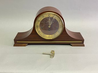 Linden Mahogany Mantle Clock