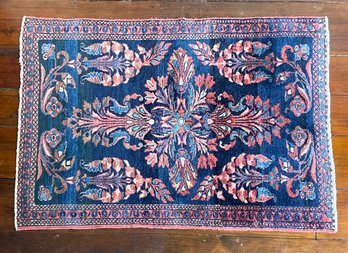 A High Quality Vintage Hand Knotted Indo-Persian Wool Carpet