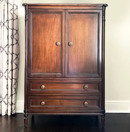 A Vintage Mahogany French Provincial Cabinet - Wardrobe, Media, Or Storage By Lewis Solomon