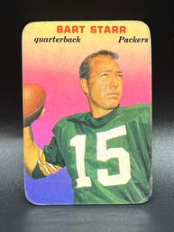 1970 Topps Glossy Football Bart Starr Hall Of Famer