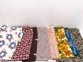 Assortment Of Vintage Fabrics