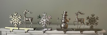 Set Of Mantlepiece Stocking Holders